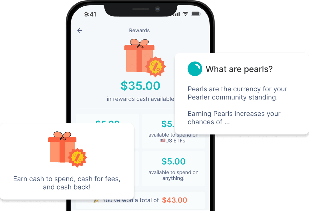 pearls rewards screen